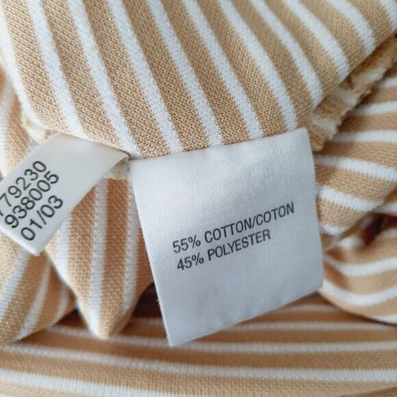 ADIDAS | ClimaLite Golf Tailored Fit Classic Sleeveless Polo Shirt Stripe Sz L - Picture 11 of 11